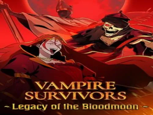 Vampire Survivors fica vermelho: Legacy of the Bloodmoon é o novo DLC disponível hoje. Vampire Survivors fica vermelho: Legacy of the Bloodmoon é o novo DLC disponível hoje.